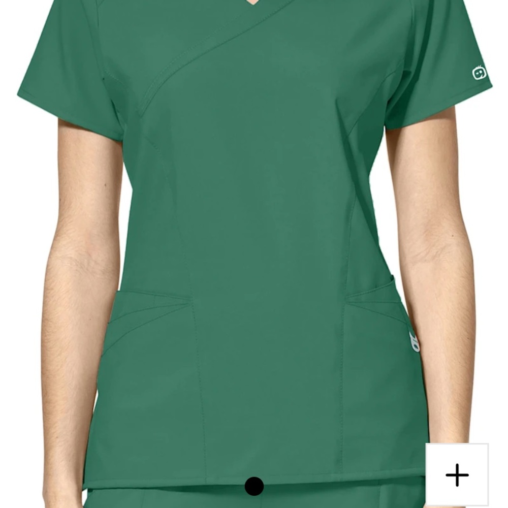 WONDER WINK SCRUB TOP